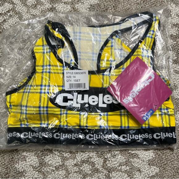 Clueless Cher Bra and Underwear Set for girls NWT Sz 14 - Picture 2 of 2